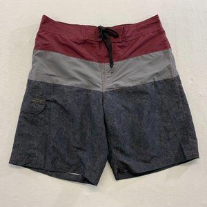 FireFly Men's Multicoloured Striped Swim Shorts